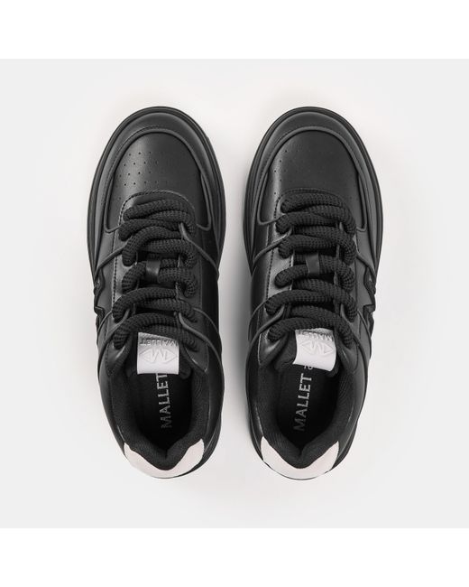 Mallet Black Clayton Low-Top Trainers for men