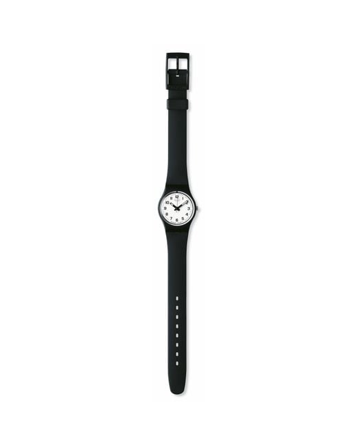 Swatch Black Core Analogue Quartz Watch