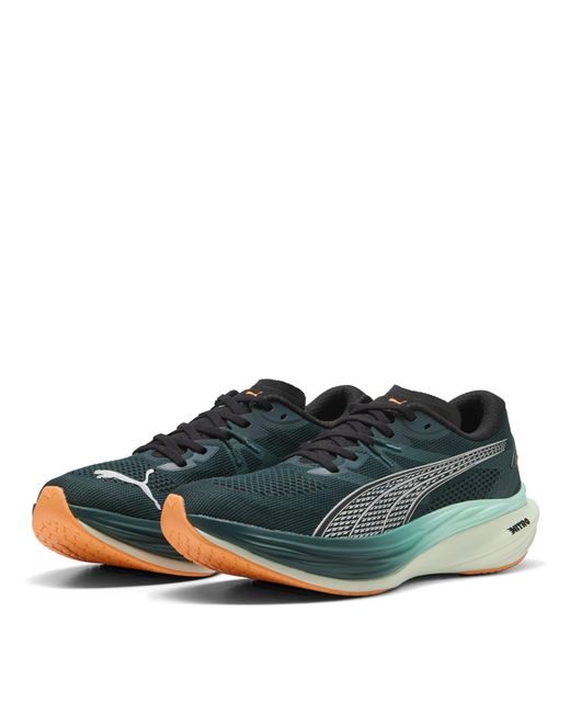 PUMA Blue Deviate Nitro 3 Running Shoes for men