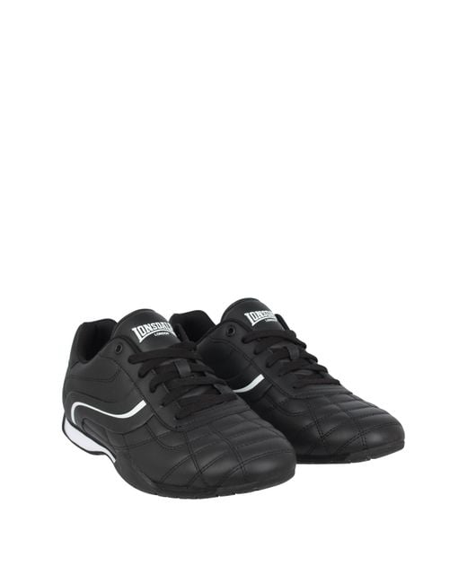 Lonsdale Black Camden Trainers for men