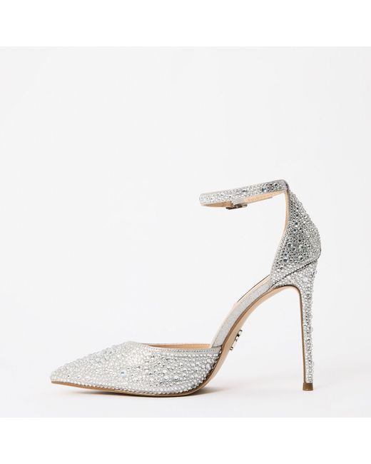 Steve Madden Metallic Ravaged S Stiletto Court Shoes