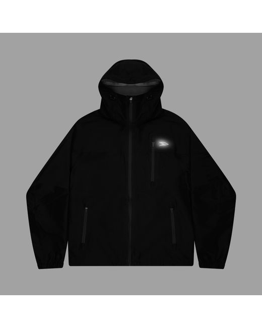 No Fear Black The Rain Anorak Jacket for men
