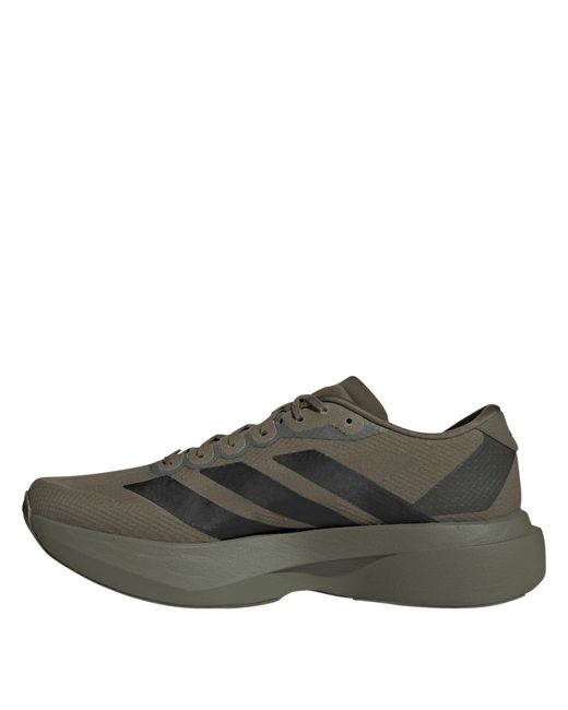 Adidas Gray Adizero Evo Sl Shoes for men