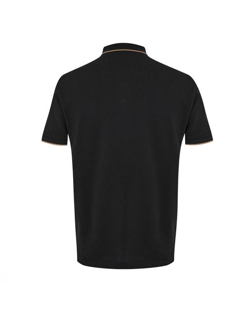 Boss Black Paddy Polo Shirt With Contrast Tipping for men