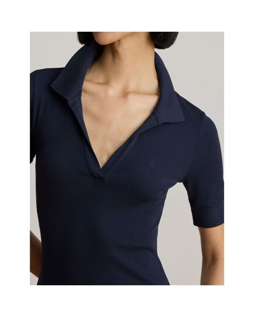 Ralph Lauren Blue Knitted Jumper Dress