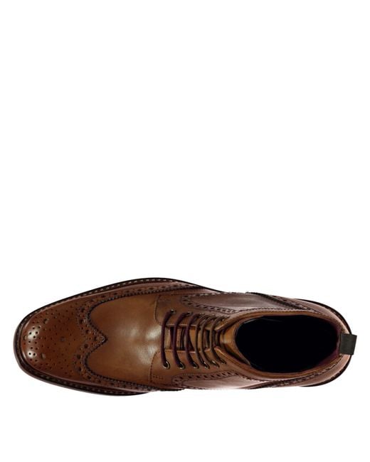 Firetrap Brown Rutland Boots for men