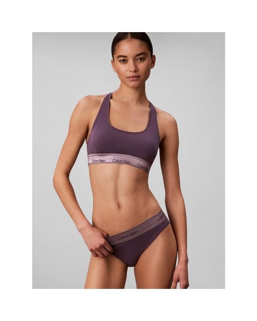 Calvin Klein Purple Calvin Mod Cot Blet Ld71