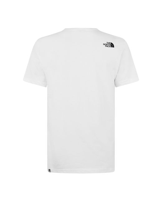 The North Face White Regular Fit Short Sleeve T-Shirt for men