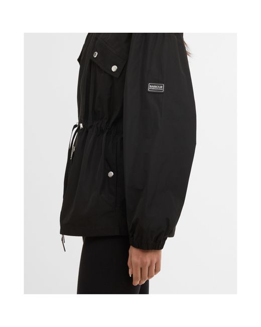 Barbour Black Rain Anorak Jacket