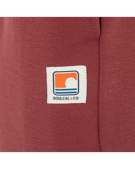 SoulCal & Co California Red Fleece Jogger