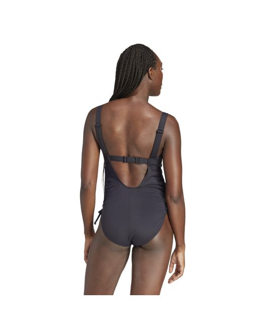 Adidas Gray Swmsw One Piece Swimsuit