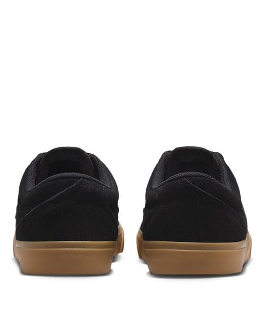 Nike Blue Charge Low Suede Shoes for men