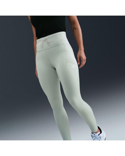Nike Green Trail 7/8 Running Tights