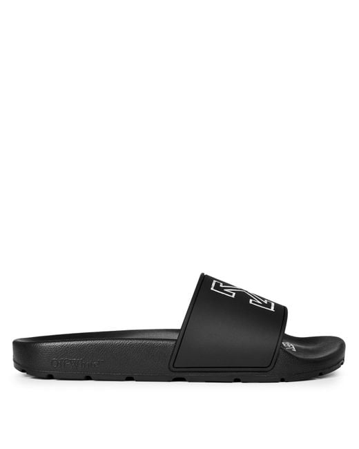 Off-White c/o Virgil Abloh Black Arrow Slider Sandals, Comfortable And Stylish for men