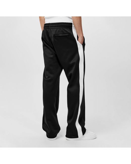 Casablanca Black Open Hem Fleece Relaxed Fit Joggers for men
