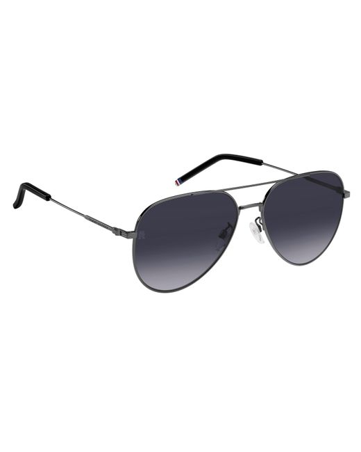 Tommy Hilfiger Blue Pilot Aviator Sunglasses for men
