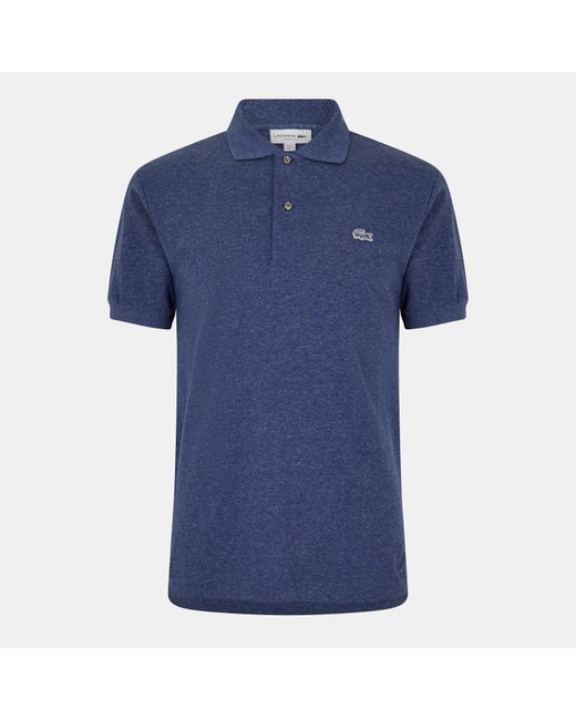 Lacoste Blue Short-Sleeve Polo Shirt for men