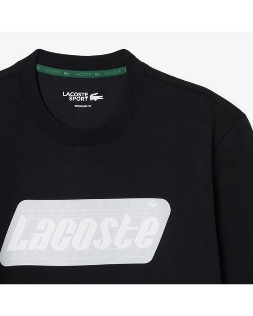 Lacoste Black Bckprnt Swt Sn64 for men