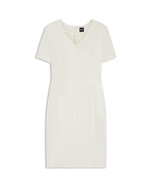 Boss White Damaisa Wrap Dress