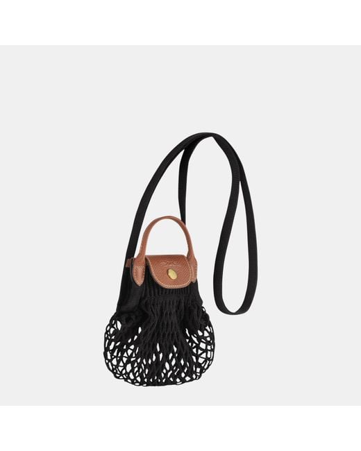 Longchamp Black Lcp Filet Cross Body Bags
