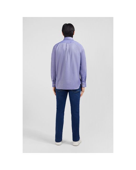 Eden Park Blue Cotton Shirt for men