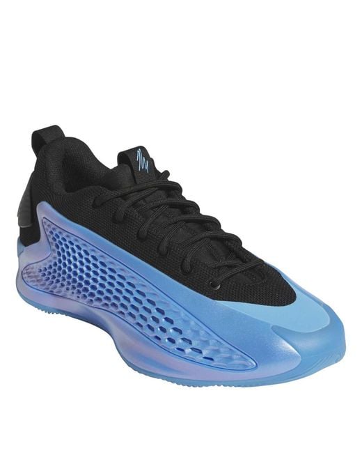 Adidas Blue Anthony Edwards 1 Low Basketball Trainers for men