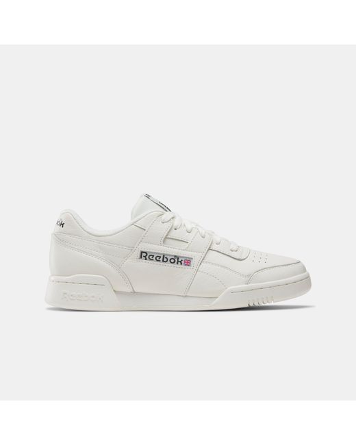 Reebok White Workout Plus Low-Top Trainers for men