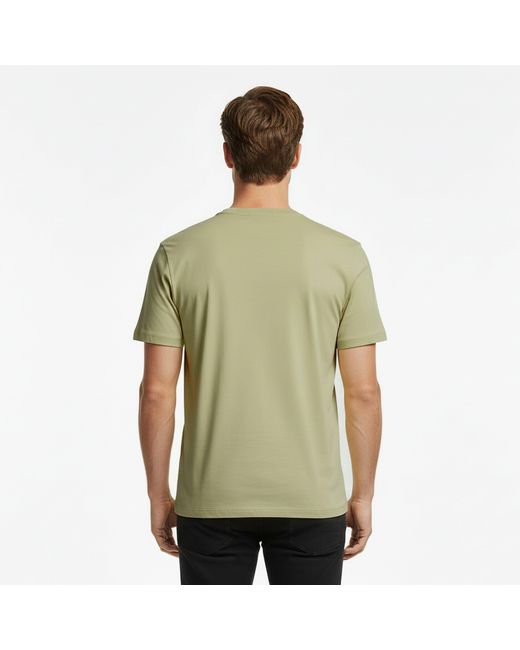 Boss Yellow Tales T-Shirt With Logo Patch Premium Cotton for men