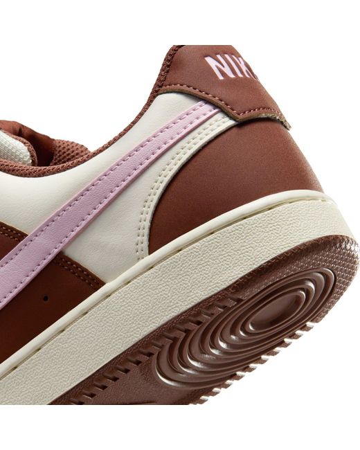 Nike Brown Court Vision Low Next Nature Trainers