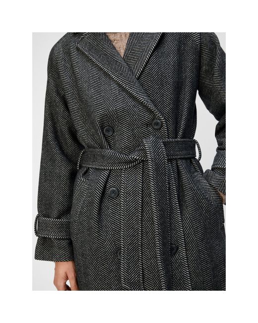Object Black Keily Water Resistant Overcoat