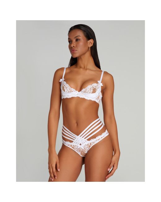 Agent Provocateur Brown Dioni Plunge Underwired Bra