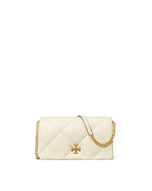 Tory Burch Natural Wallet On Chain