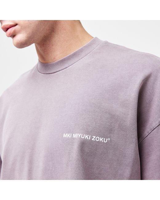MKI Miyuki-Zoku Purple Uniform Tee for men