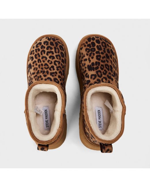 Steve Madden Brown Campfire Snug Boots