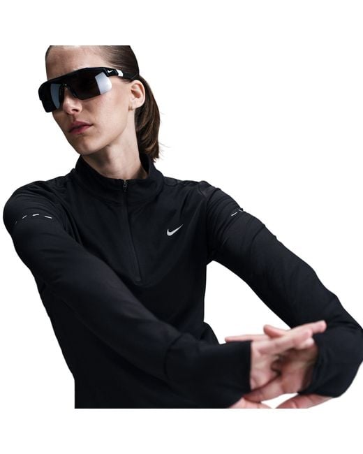 Nike Black Swift 1/4-Zip Running Top