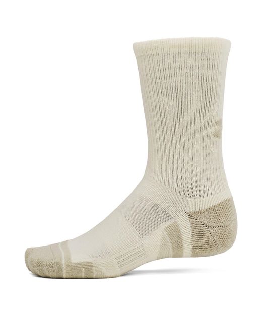 Under Armour Green Ua Performance Tech 3-Pack Crew Socks