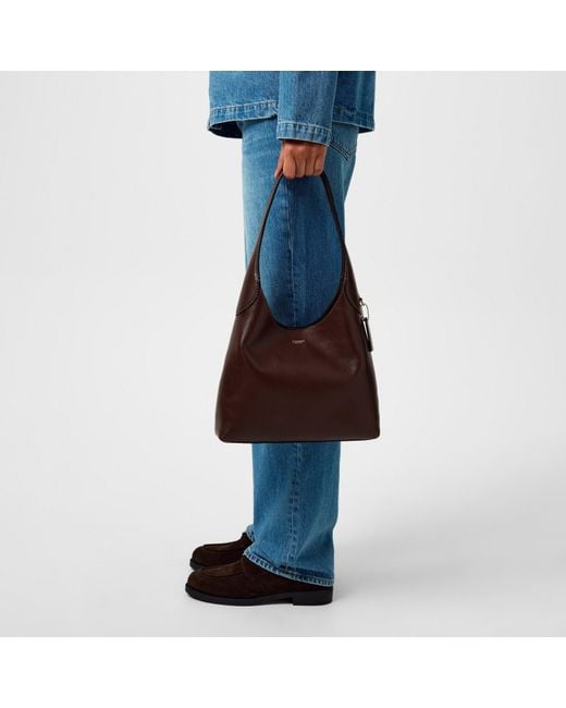 COACH Blue Brooklyn Shoulder Bag