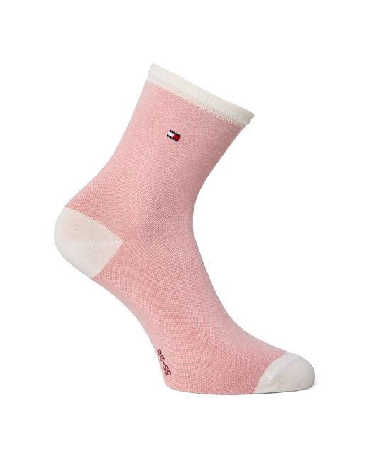Tommy Hilfiger Pink 2-Pack Ankle Socks