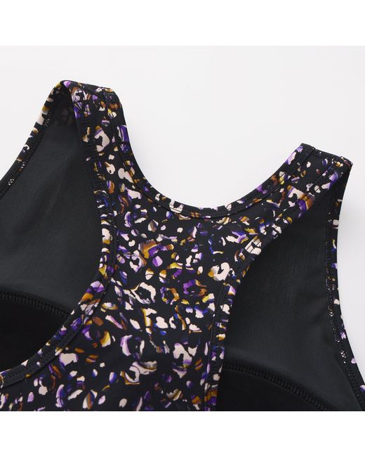 Biba Blue Move Tank Scoop Cropped Performance Gym Vest