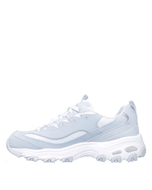 Skechers Blue Classic Low-Top Trainers