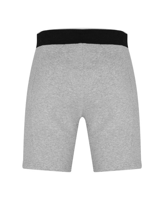 Reebok Gray Identity Arch Logo Fleece Jogger Shorts for men