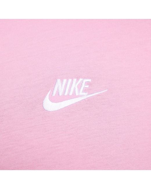 Nike Pink Sportswear Club T-Shirt for men