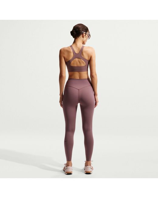 Nike Purple Performance Gym Legging