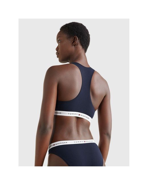 Tommy Hilfiger Blue Bralette Print