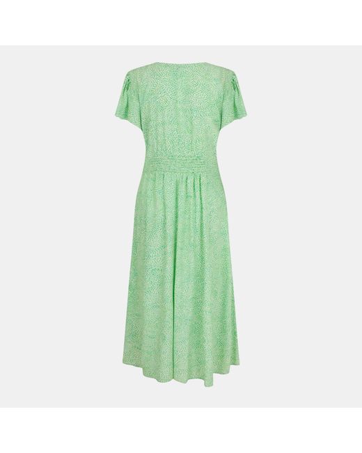 French Connection Green Bernice Tea Dress