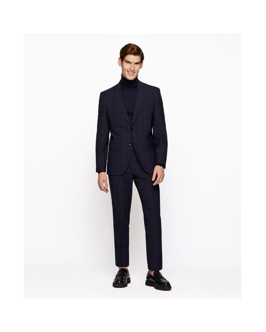Boss Blue Musso P Crew Sweatshirt for men