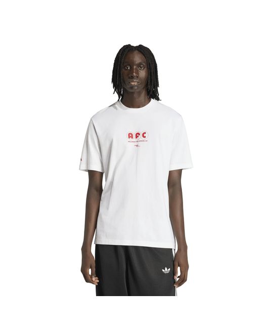 Adidas White Afc Gr Tee for men