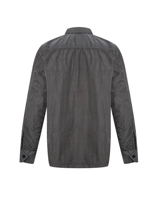 Boss Gray Zip Shacket for men