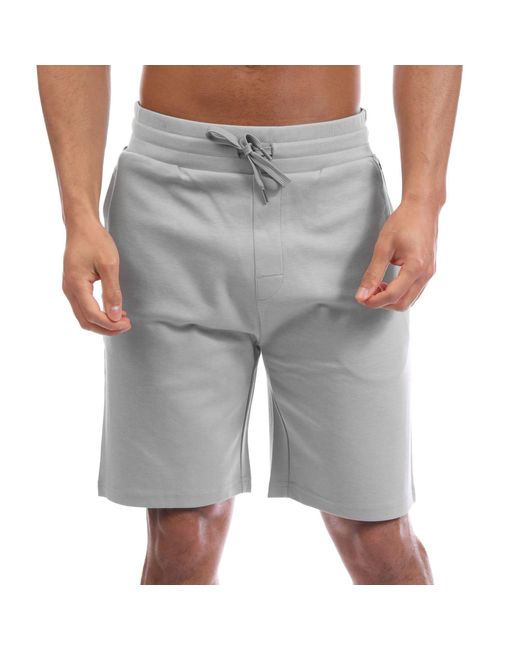 Boss Gray Loungewear Tracksuit Shorts for men