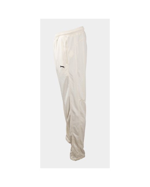 Slazenger 1881 Natural Mid Rise Full Length Cricket Trousers for men